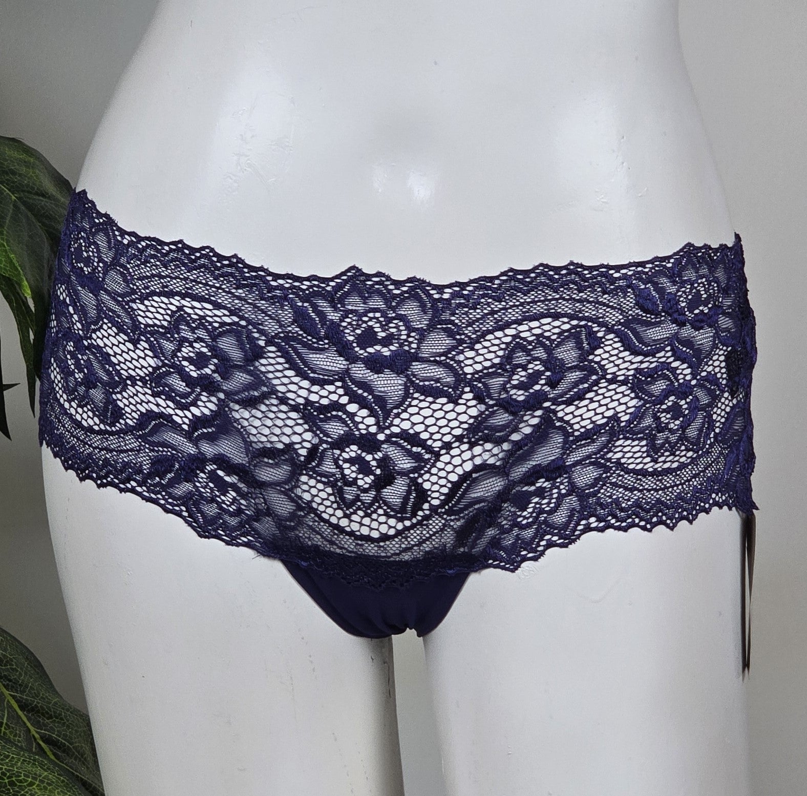 M&S High Rise Floral Lace Bandeau Knickers