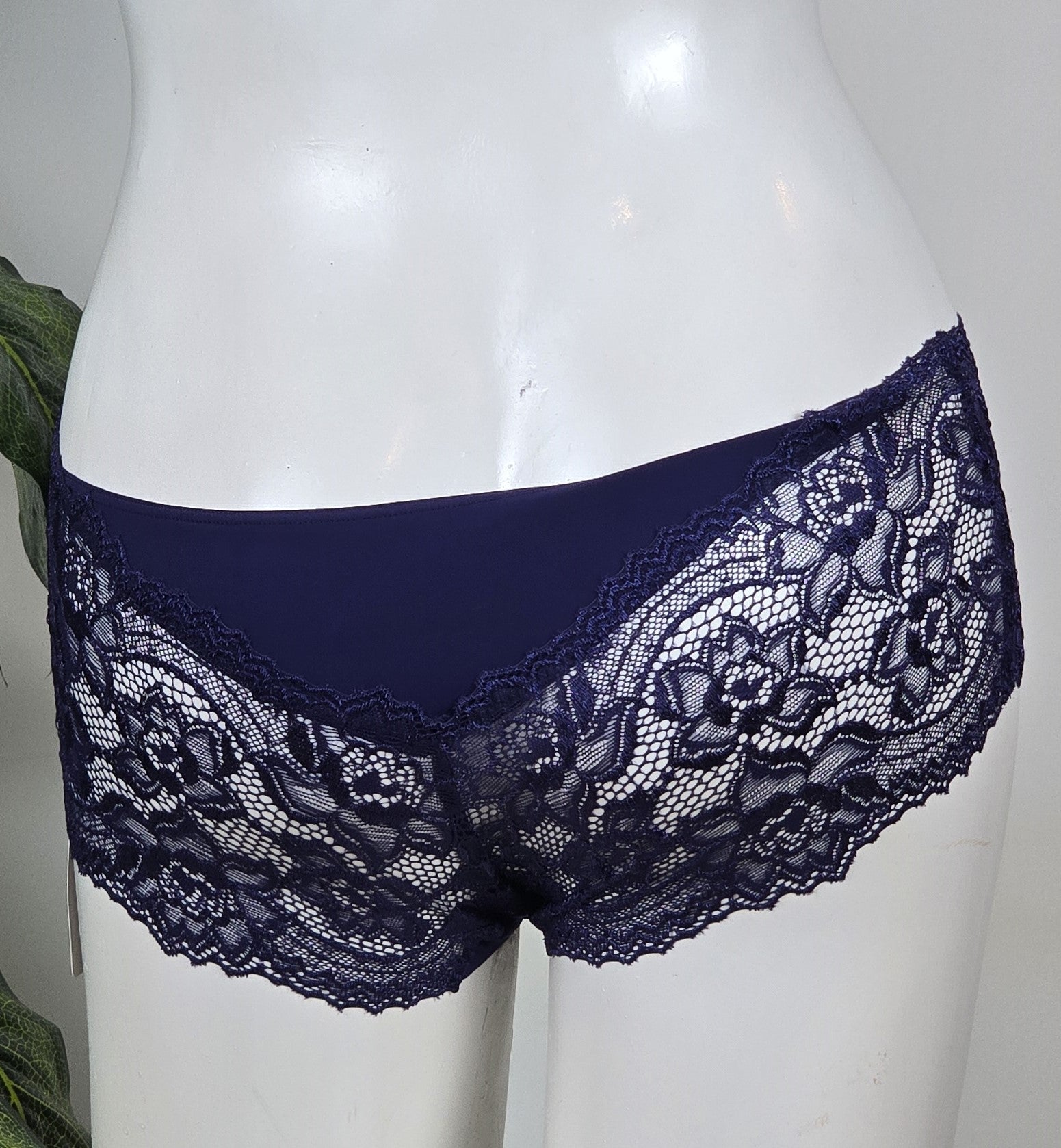 M&S High Rise Floral Lace Bandeau Knickers