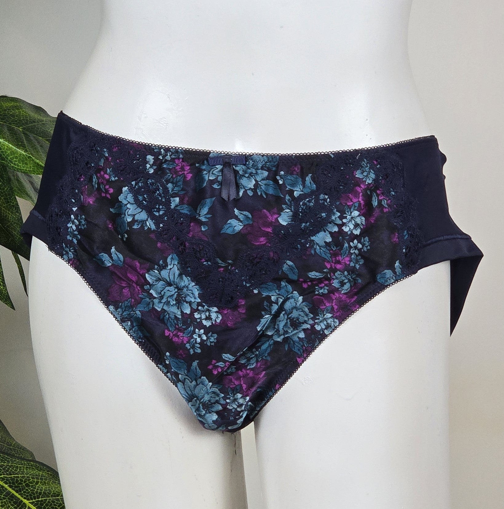 M&S Per Una High Leg Knickers with Silk