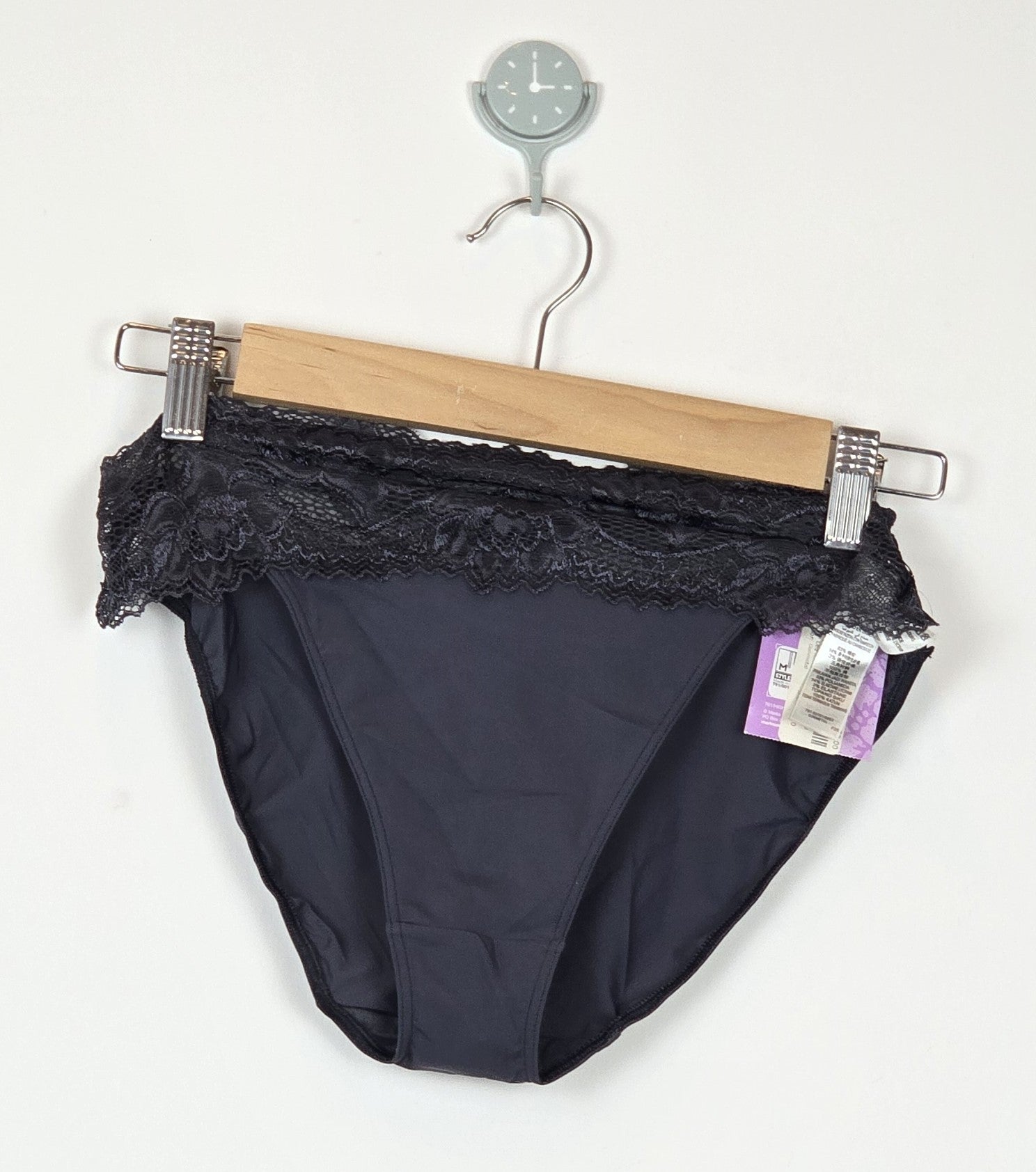 M&S Low Rise Lace Trim Bandeau High Leg Knickers