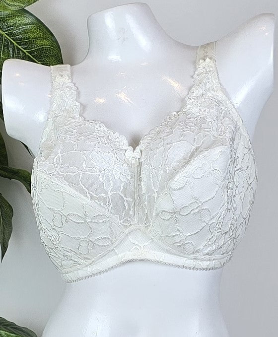 M&S Total Support All Over Lace Non-Wired Half Padded Bra