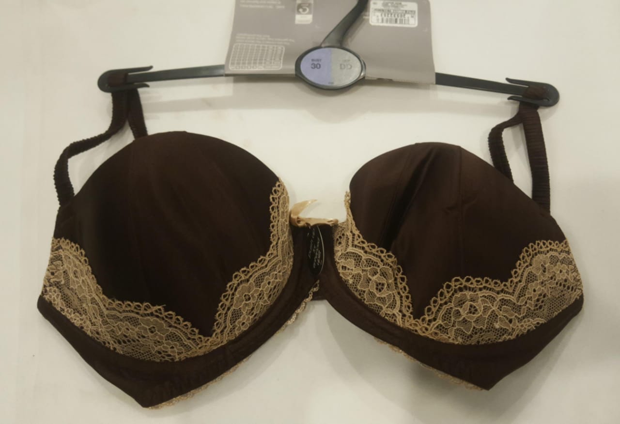 M&S Limited Collection Floral Lace padded Bra with Silk