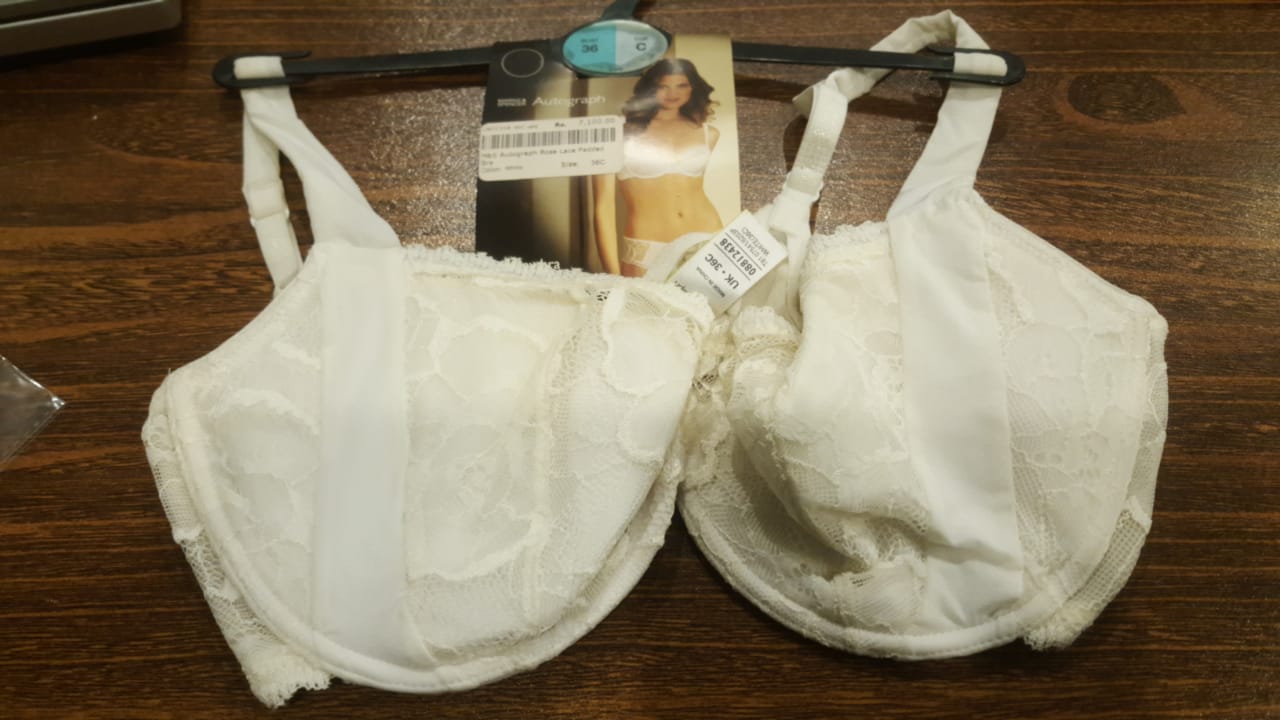 M&S Autograph Rose Lace Padded Bra