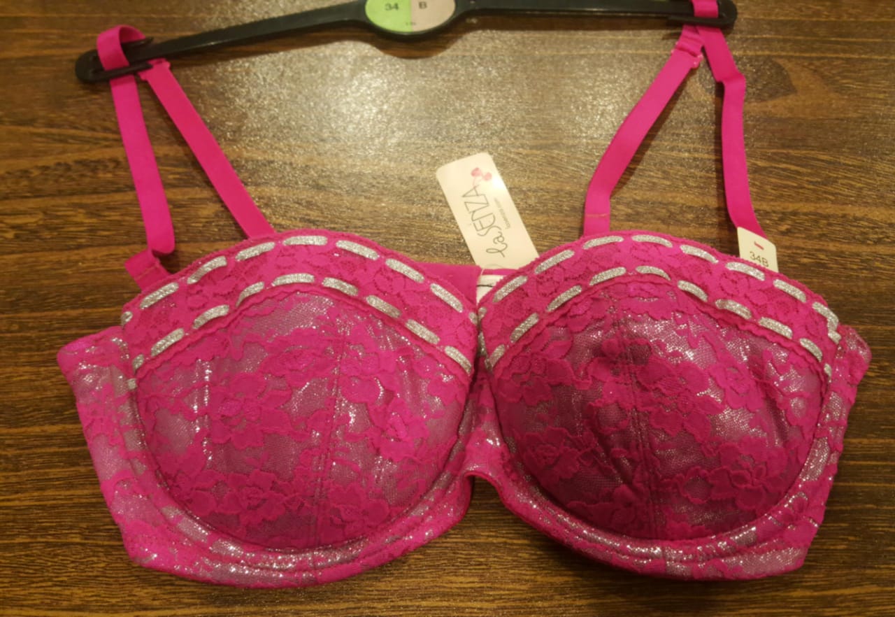 La Senza Perfectly Me Foil Lace Balconette Bra