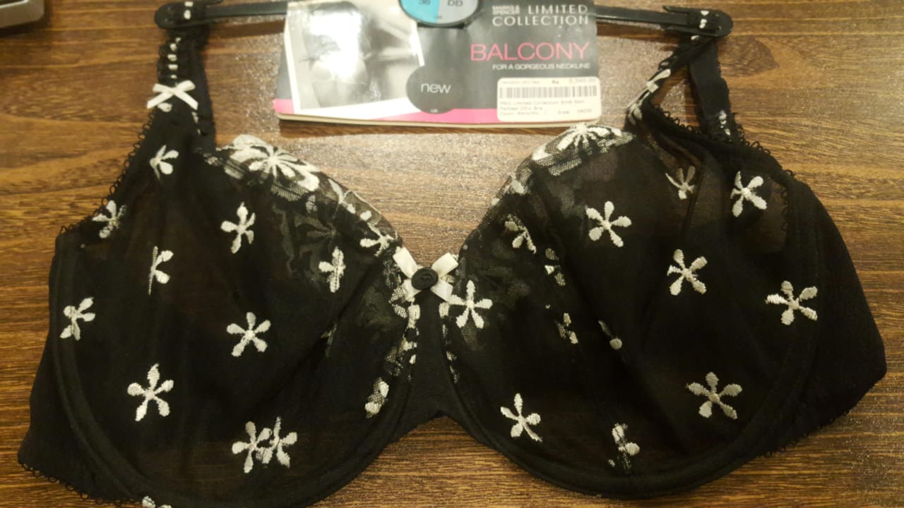 M&S Limited Collection Emb Non Padded DD+ Bra