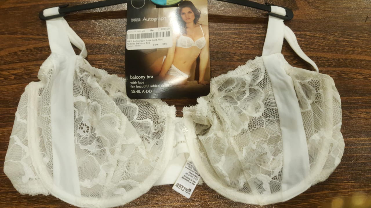 M&S Autograph Rose Lace Non Padded Balcony Bra