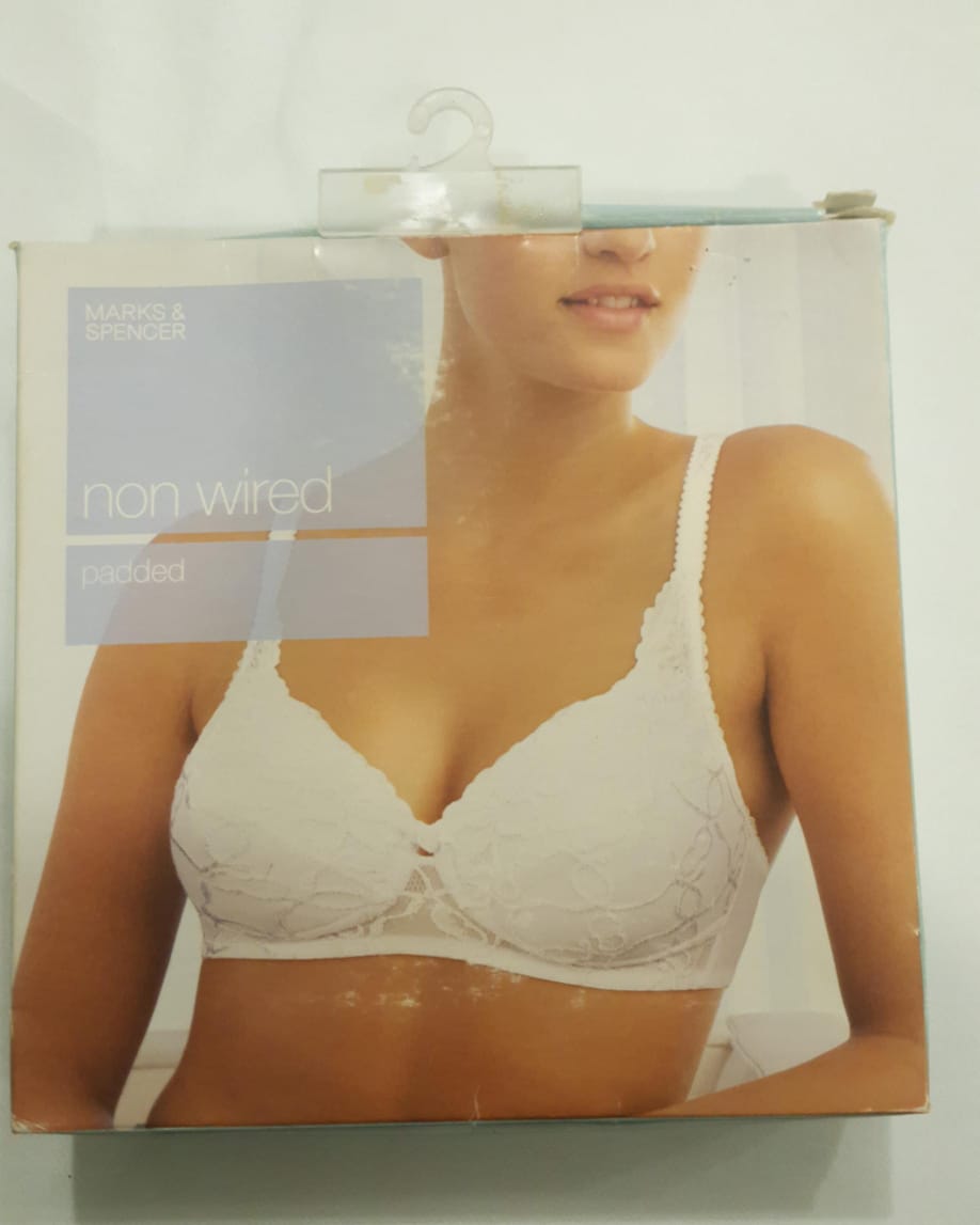 M&S All-Over Lace Non-Wired Padded Bra