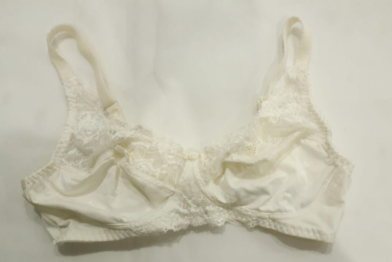 M&S Under Wired Padded Balcony With Lace Bra