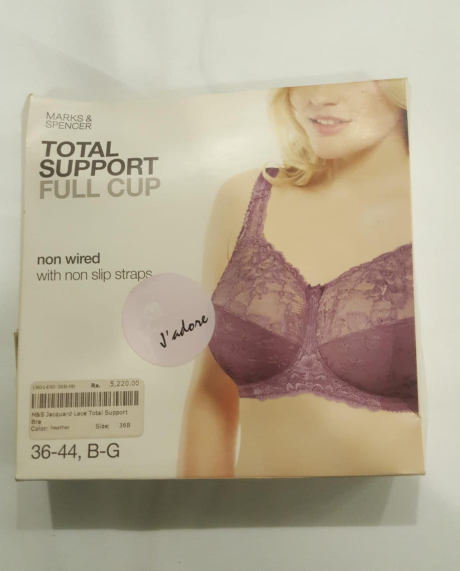 M&S Jacquard Lace Total Support Bra