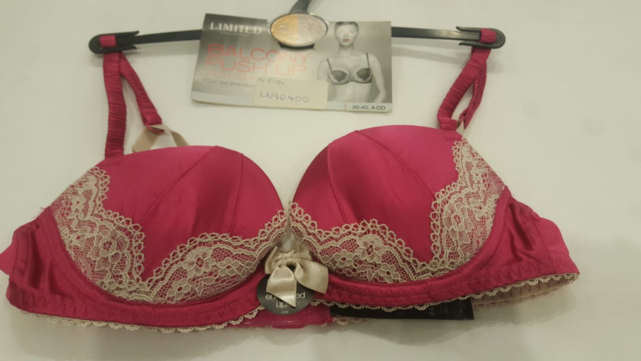 M&S Limited Collection Floral Lace padded Bra with Silk