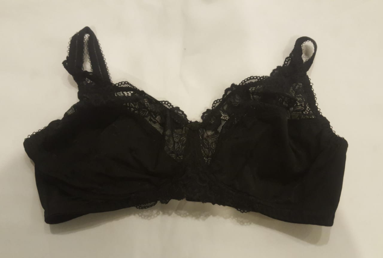 M&S Jacquard Floral Lace Non-Wired Bra