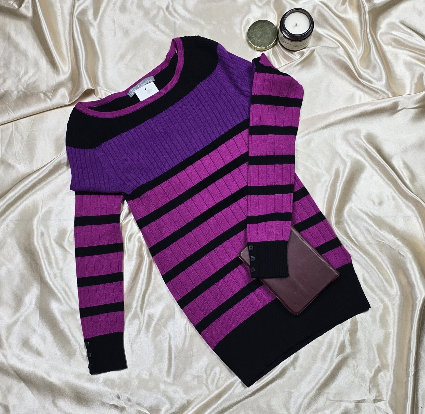 M&S Cardigan color block