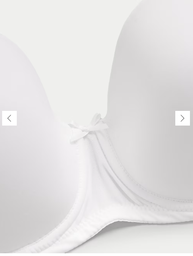 M&S 2 Pack Strapless Smooth Bra