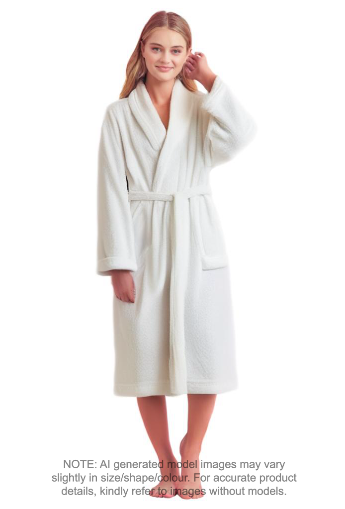 John Lewis Terry Hooded Bath Robe