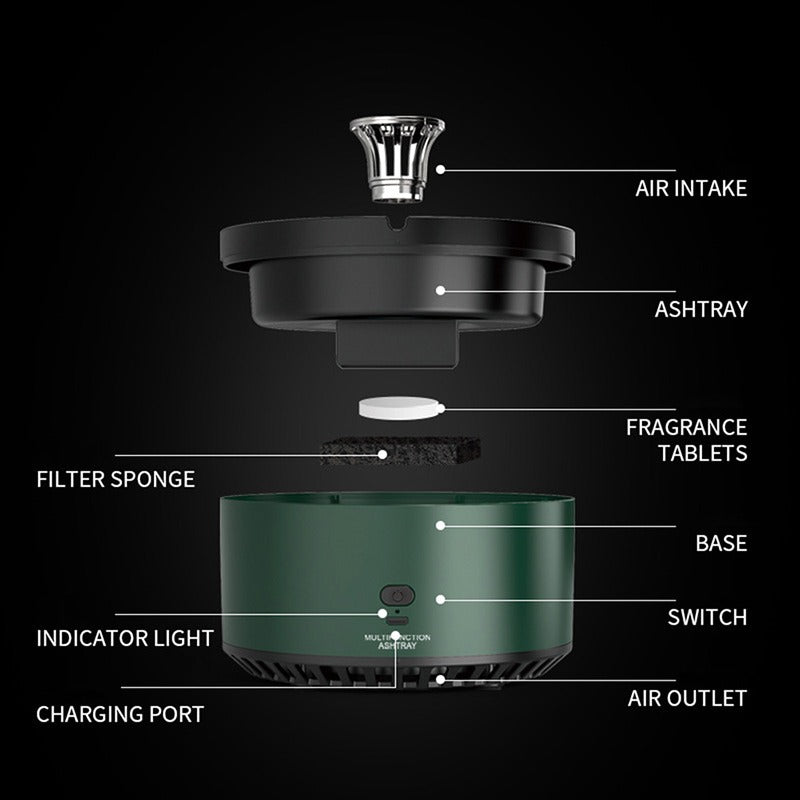 RECHARGEABLE AROMATHERAPY ASHTRAY