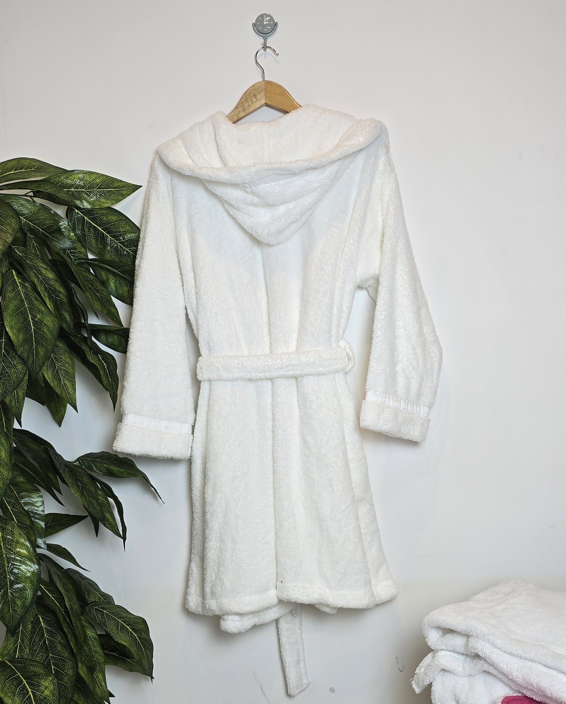 John Lewis Terry Hooded Bath Robe