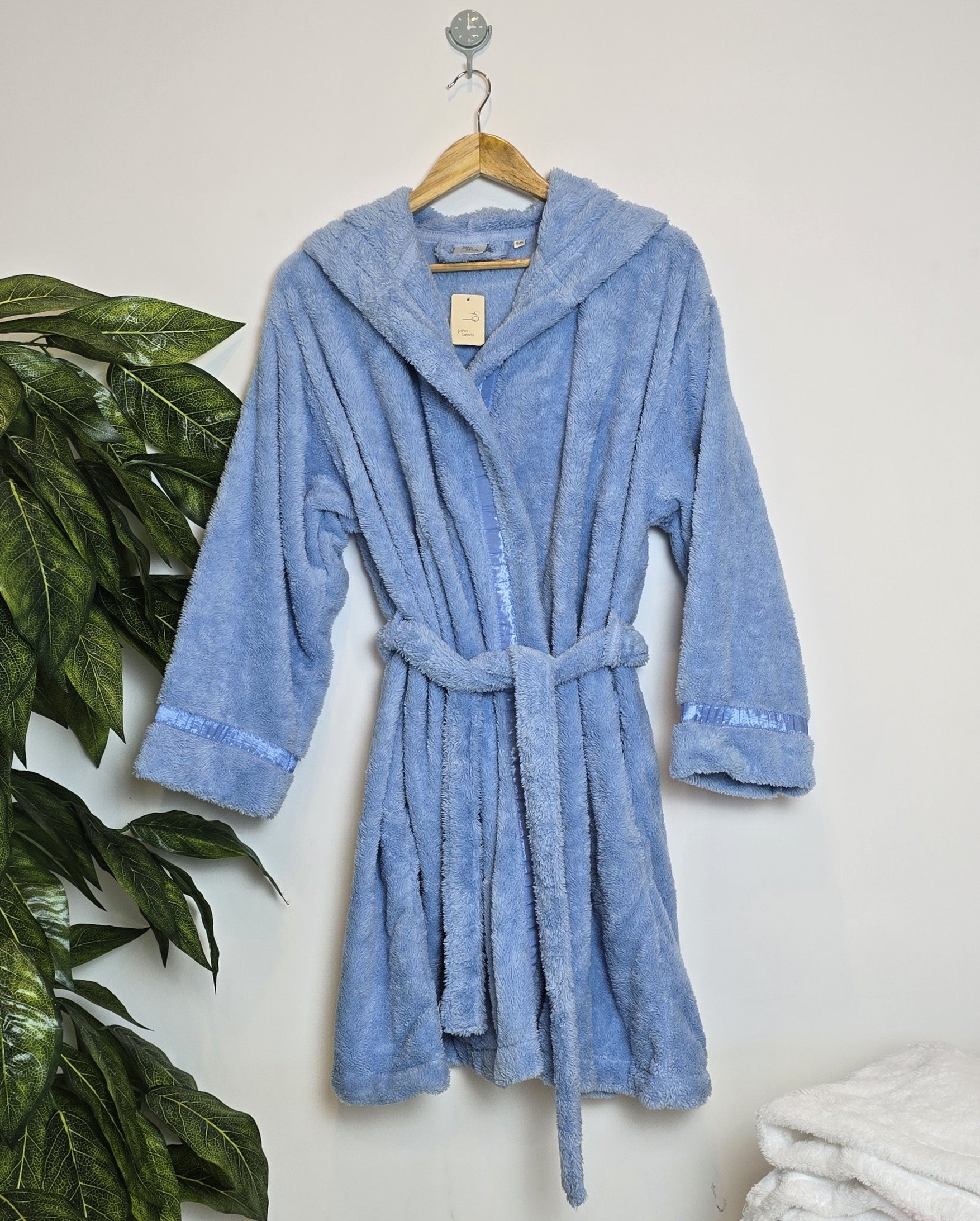 John Lewis Terry Hooded Bath Robe