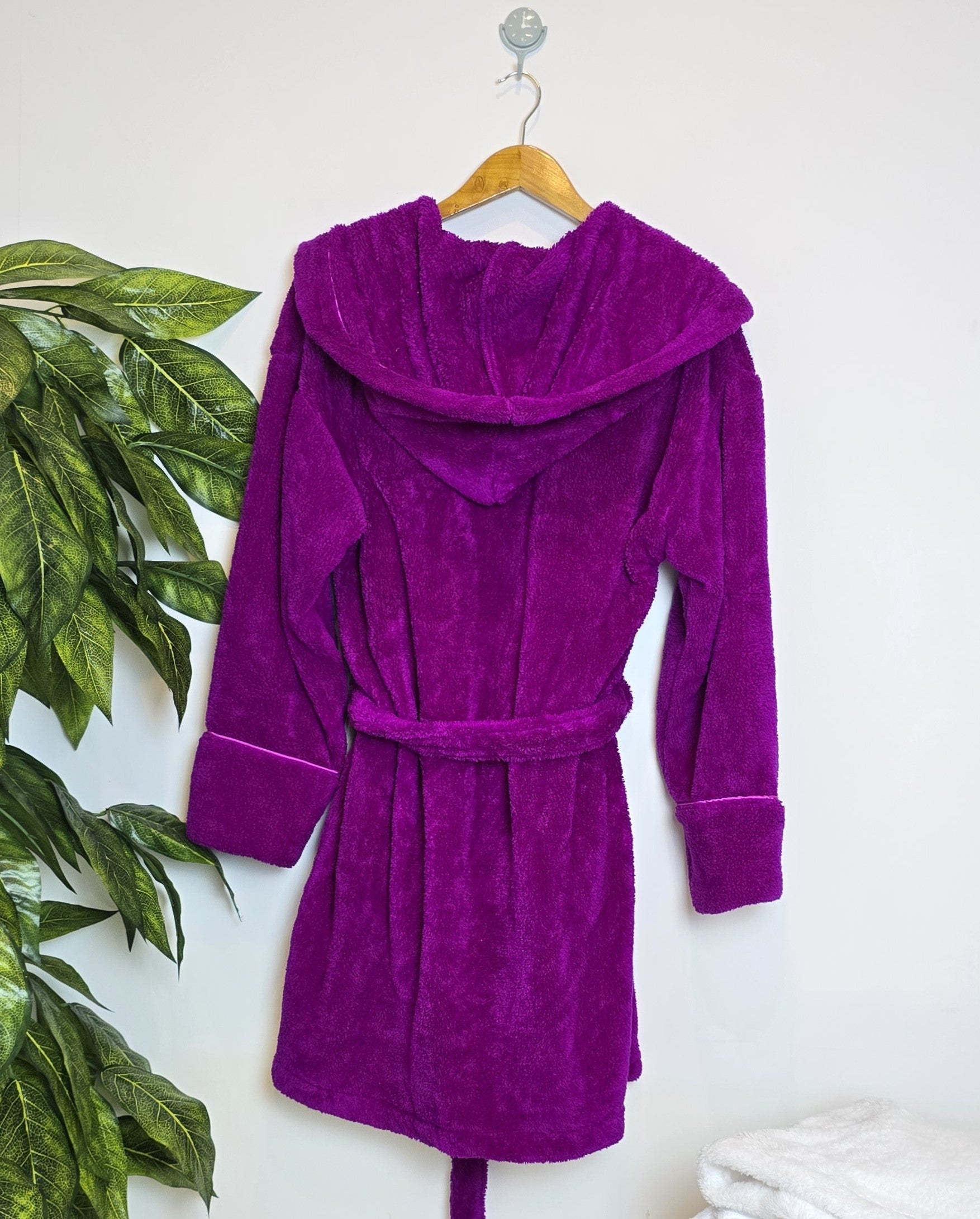 M&S Hooded Cosy Dressing Gown