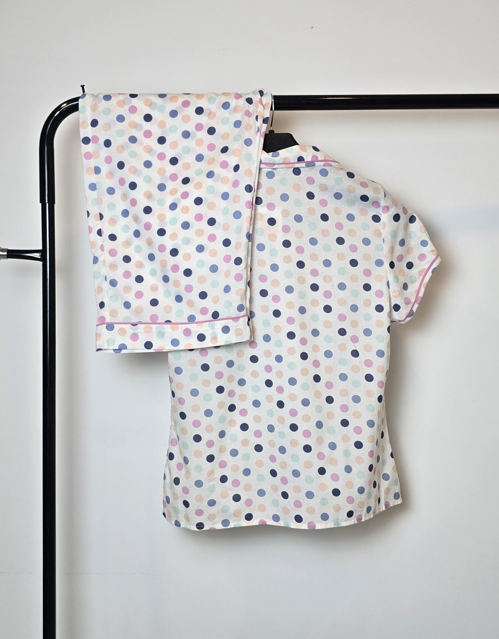 M&S Opp Spot Cropped Pyjamas