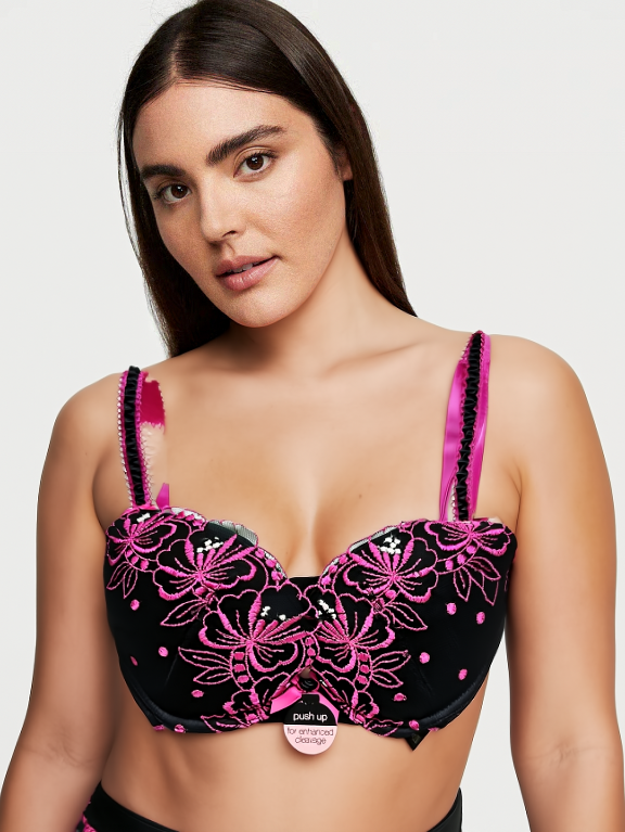 M&S Limited Collection Floral Embroidered Padded Bra